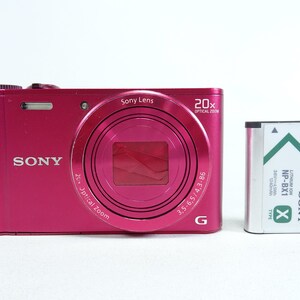 Sony Cyber-shot DSC-WX300 18.2MP Digital Camera - RED With Sony Cyber-shot DSC-WX300 18.2MP Digital Camera - RED With
