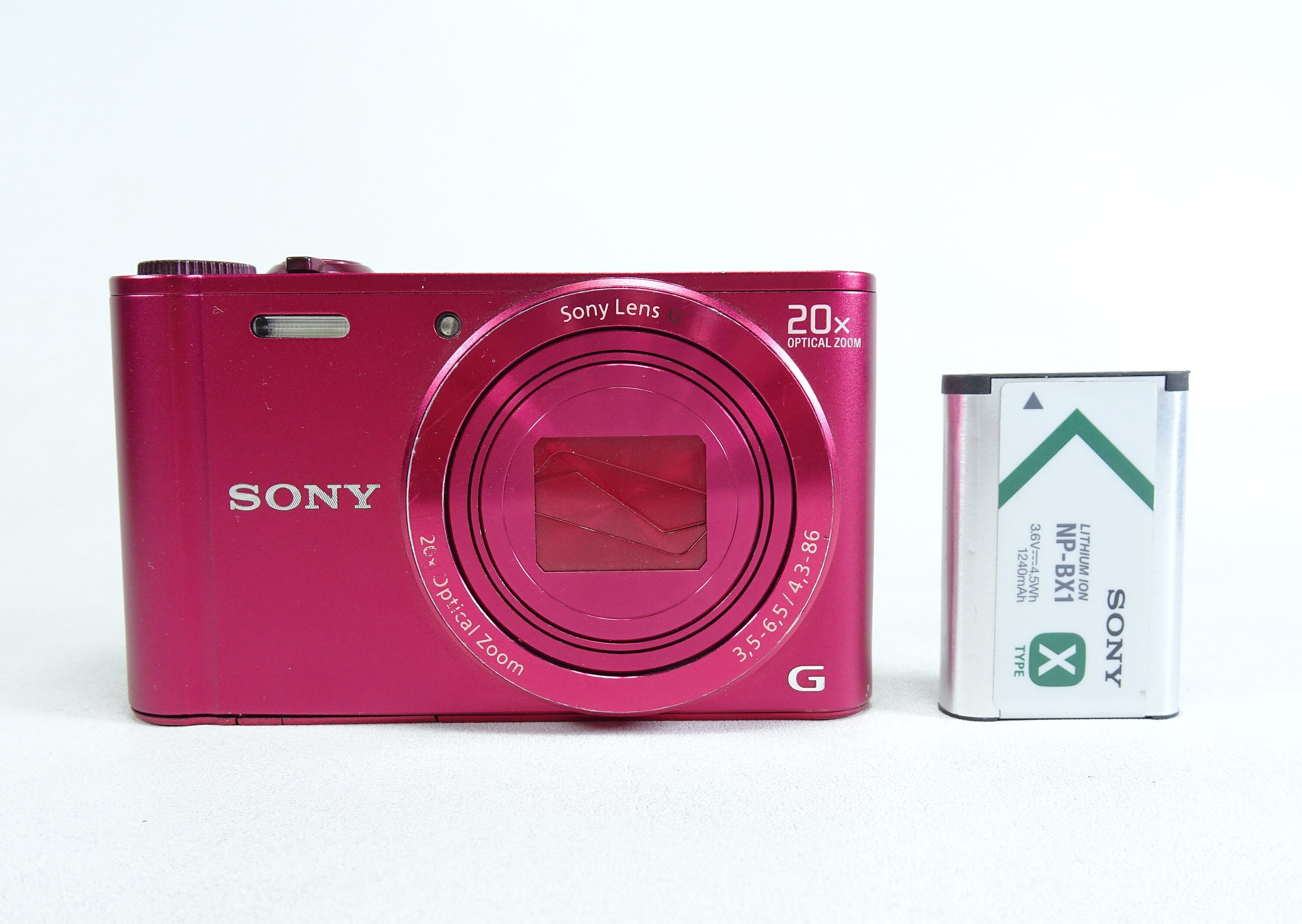 Sony Cyber-shot DSC-WX300 18.2MP Digital Camera - RED With Sony Cyber-shot DSC-WX300 18.2MP Digital Camera - RED With