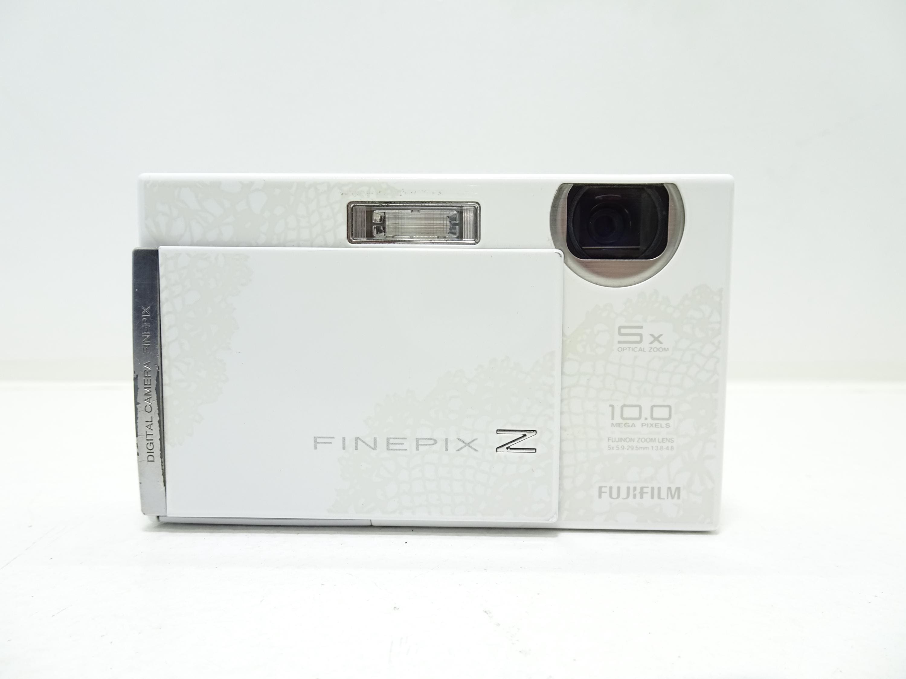 Fujifilm Finepix Z250fd Rare Porcelain White Digital Camera With
