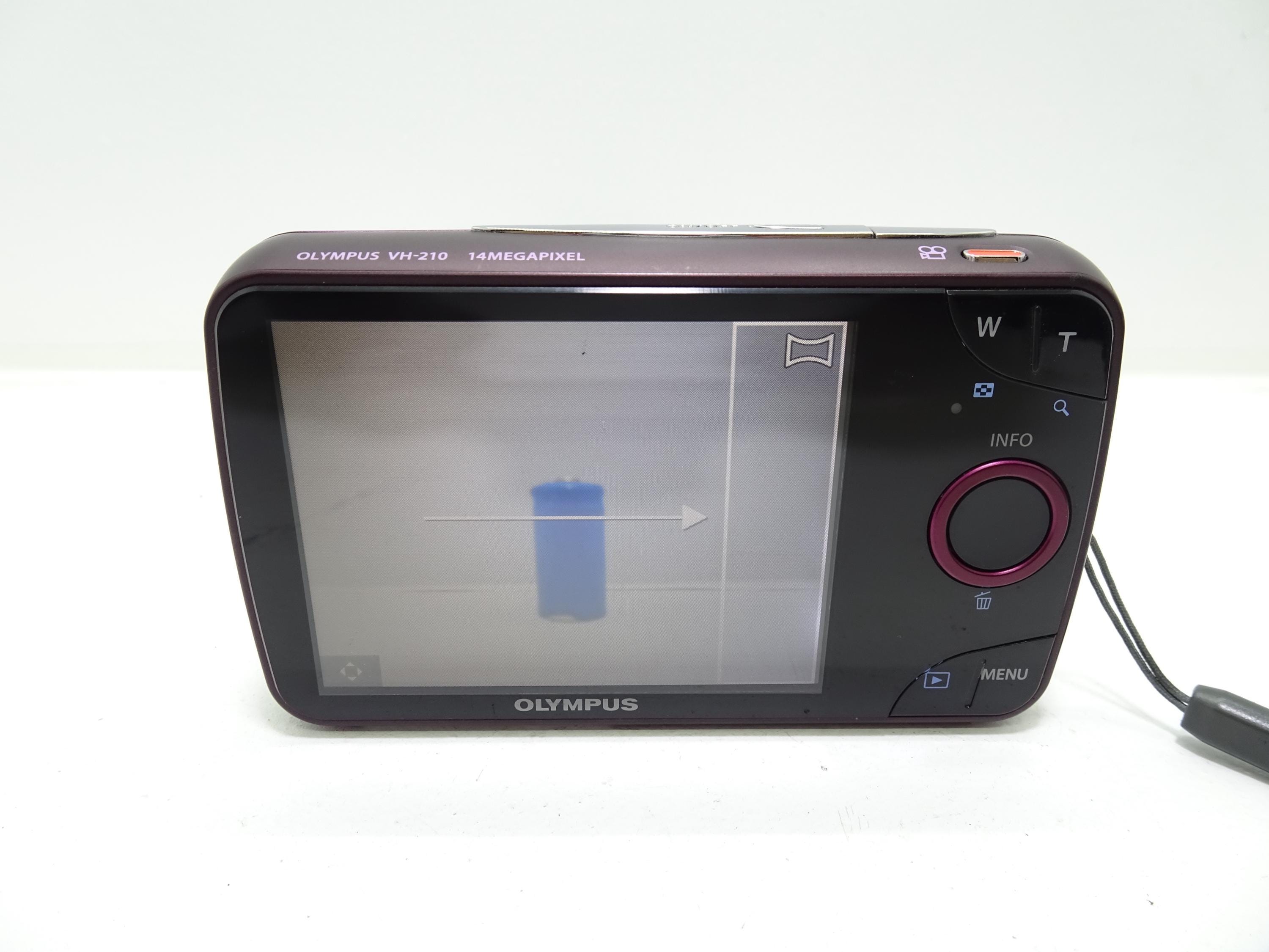 Olympus VH-210 14.0MP Digital Compact Camera - Purple With