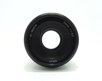 Nikon AF FX NIKKOR 50mm F/1.8D Lens full frame Lens.