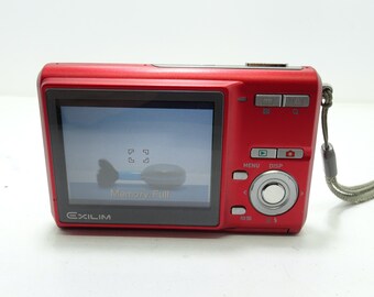 Casio Exilim EX-Z60 6.0MP Digital Camera Red Color With
