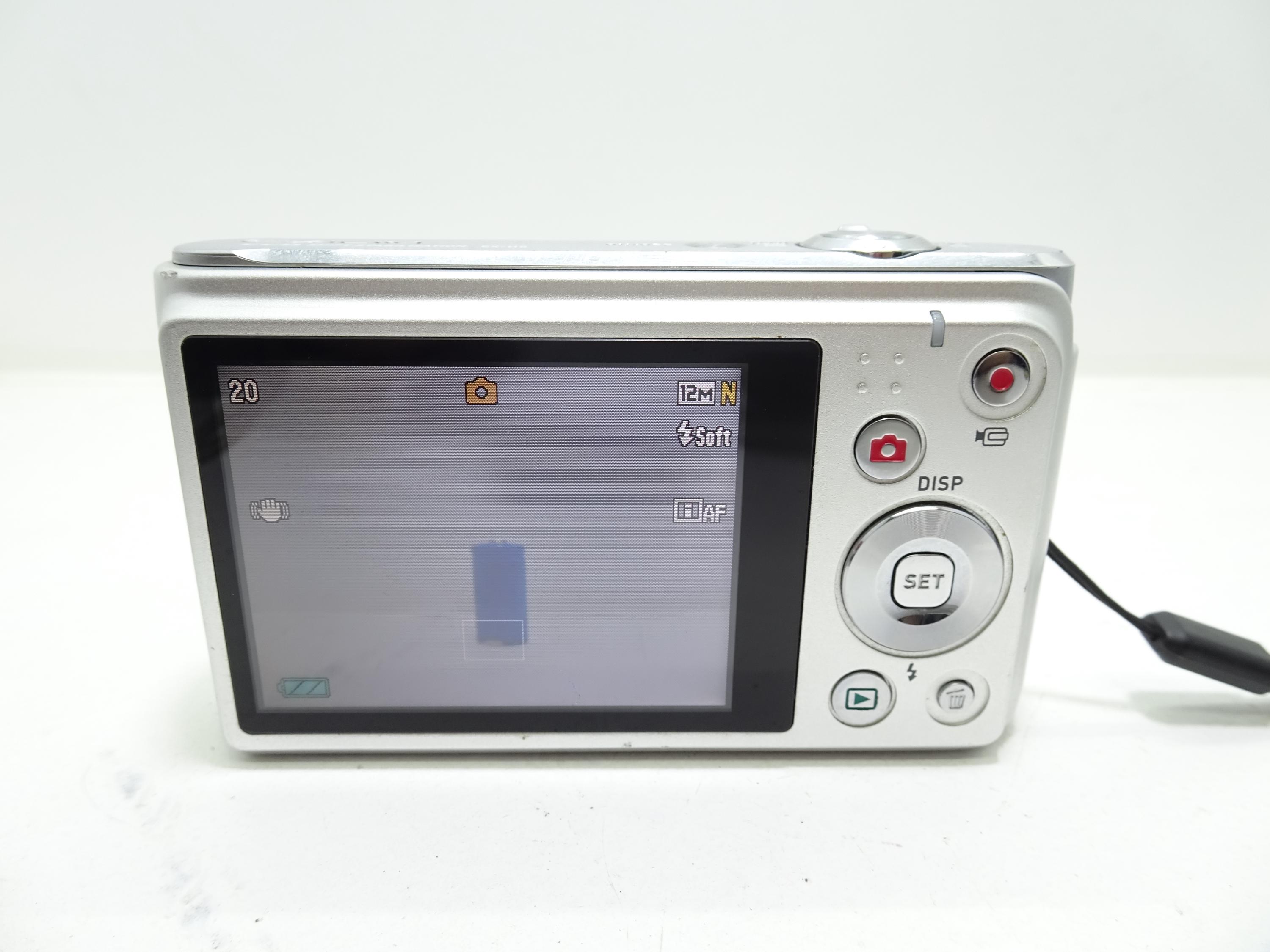 Casio Exilim EX-H5 Silver 12.1MP Digital Camera With Battery & SD