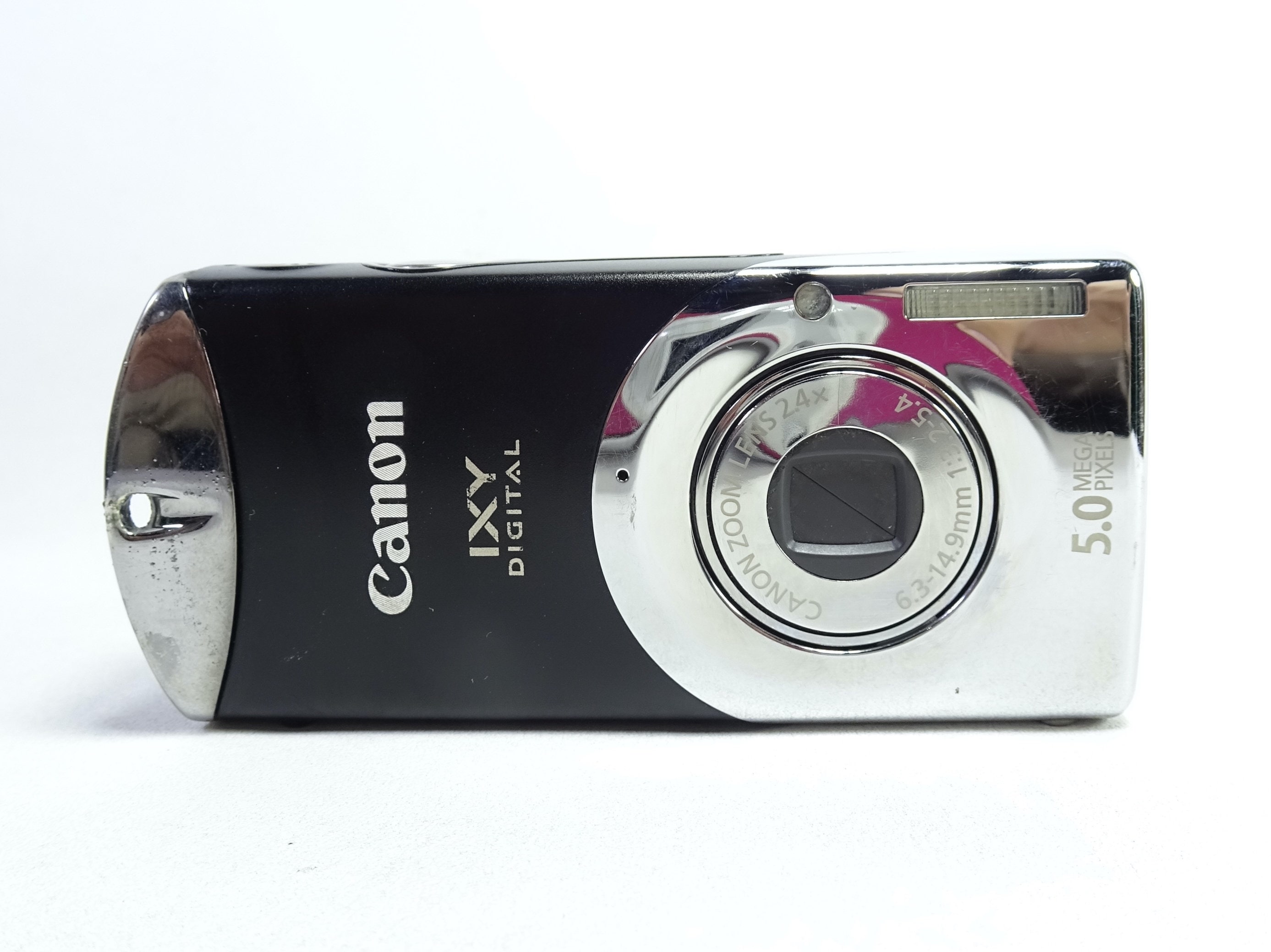 527 Canon IXY デジカメ 600F シルバー