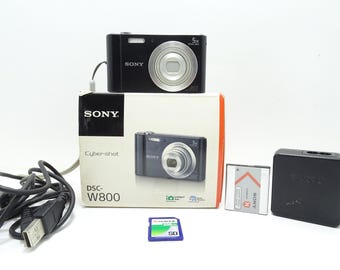 SONYCyber-shotdsc-w610デジタルカメラデジカメ　充電器付 Sony Cyber-shot DSC-W610 Blue 14.1MP Camera 4.0x Optical Zoom w