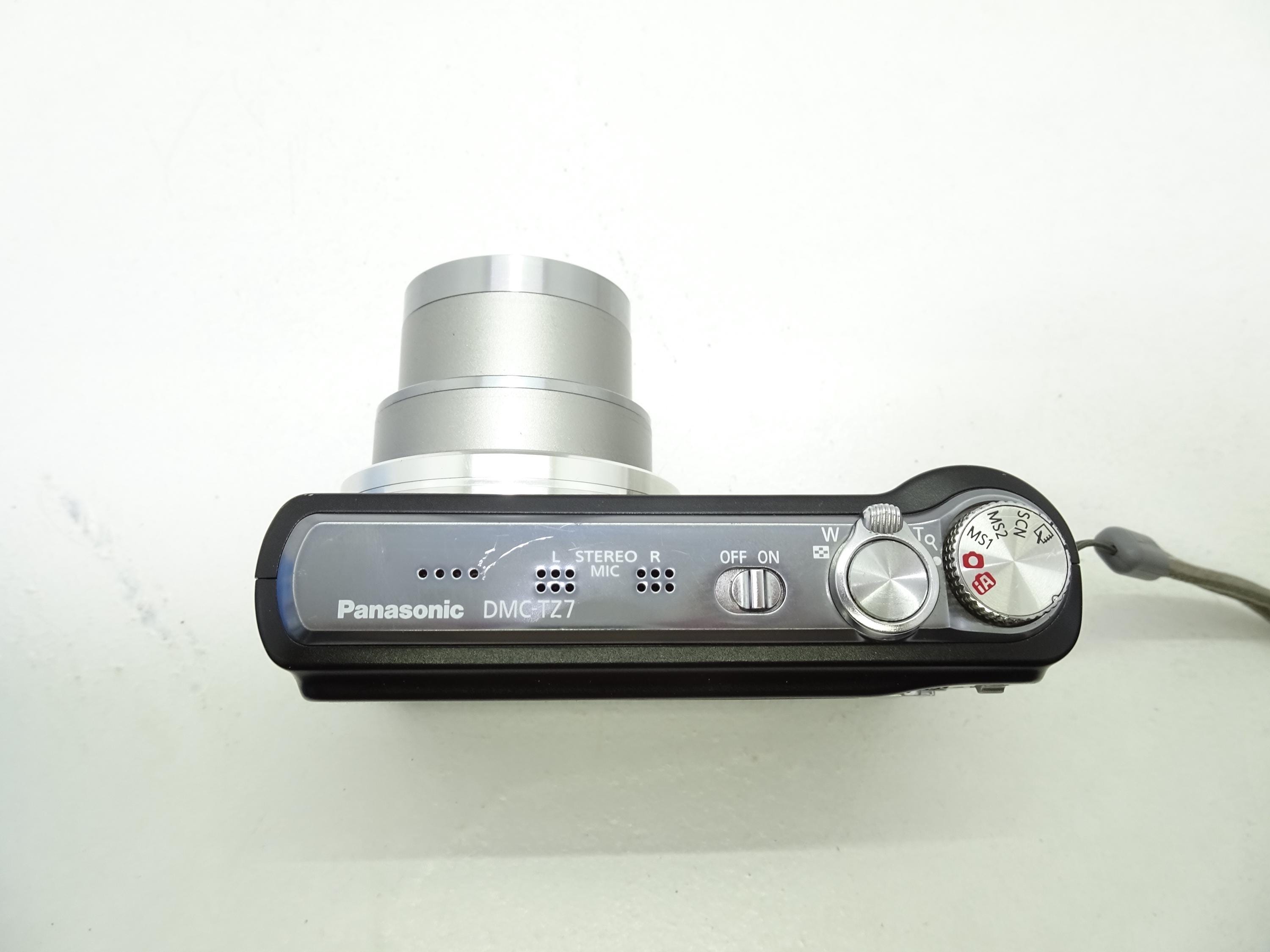 Panasonic Lumix DMC-TZ7 Digital Compact Camera - Black With