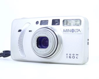 Minolta Zoom 160C Point and Shoot Compact 35mm Vintage Film Camera
