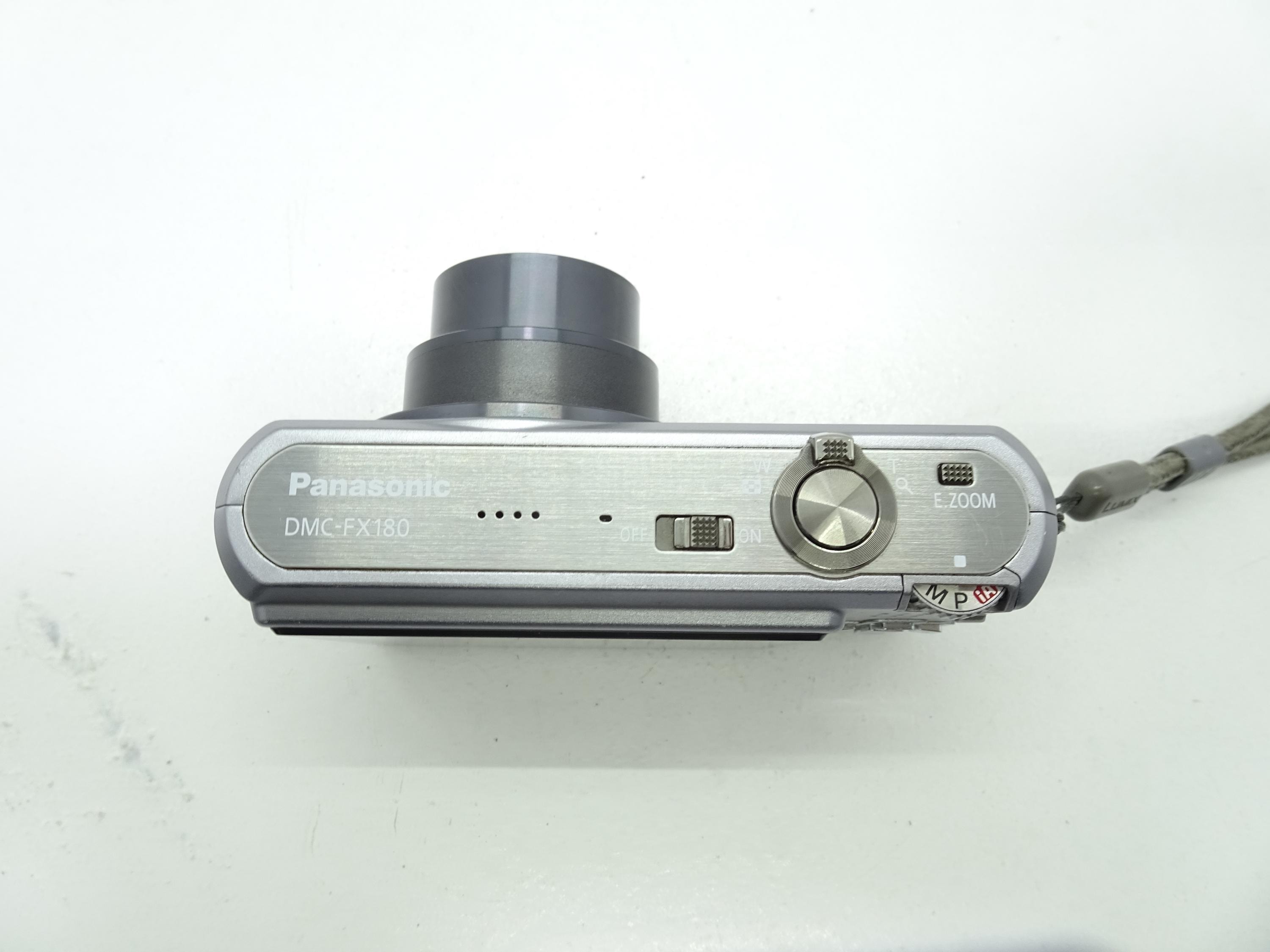 Panasonic Lumix DMC-FX180 14.0MP Digital Camera With Accessories