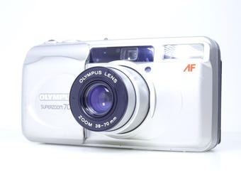 Olympus SuperZoom 70G Point And Shoot 35mm Vintage Film Camera