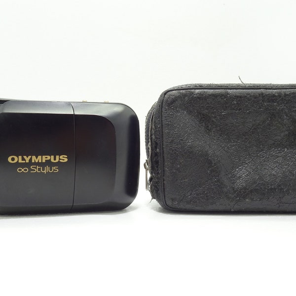 Appareil photo Olympus Mju-I Gold Edition Infinity Stylus 35 mm AF 35 mm avec étui en bon état