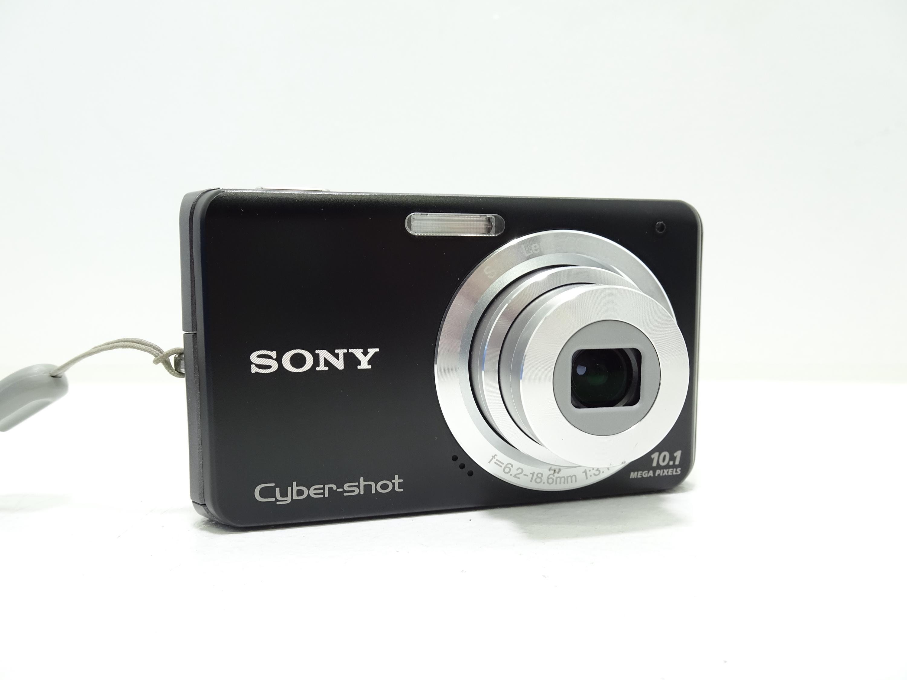 Sony Steadyshot DSC-W180 10.1MP Digital Camera - Black With