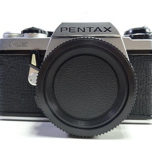Pentax ME Silver SLR Film Camera Body In Excellent Condition.