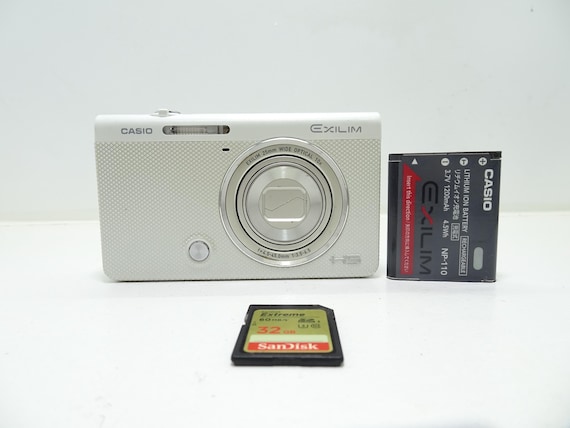 Buy CASIO Exilim EX-ZR70 Compact Digital Camera White With Battery