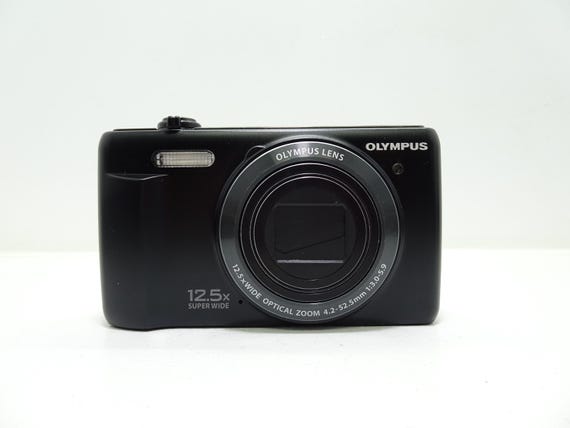 Olympus Stylus VR-370 16MP Digital Camera - Black With Box. - Etsy