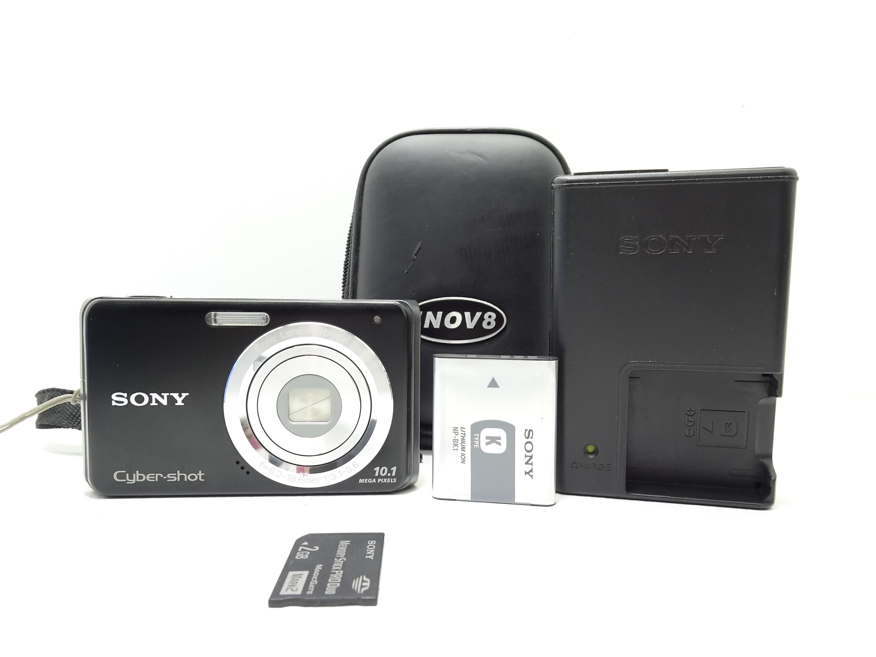 Sony Steadyshot DSC-W180 10.1MP Digital Camera - Black With