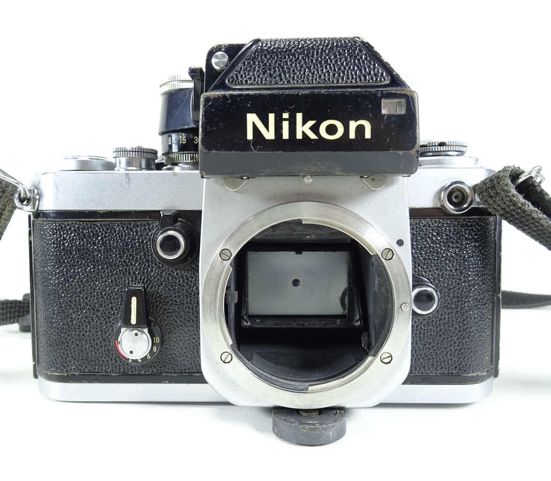 Nikon F2 Photomic 35mm SLR Film Camera Silver Body in Good
