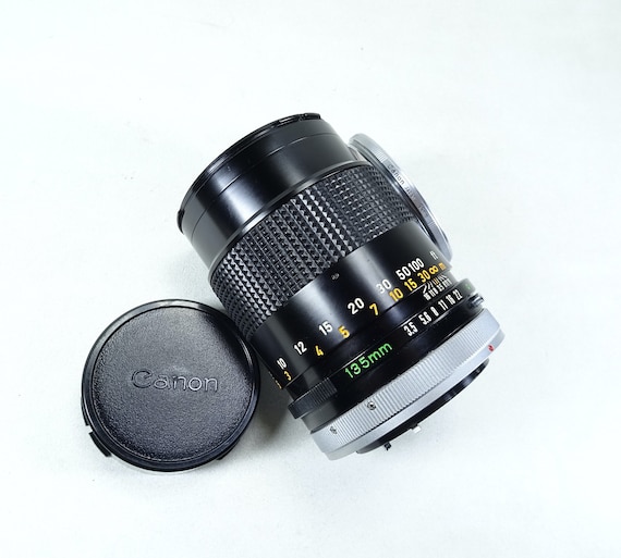 Canon FD 135mm F3.5 S.C Manual Focus Vintage Prime Lens With