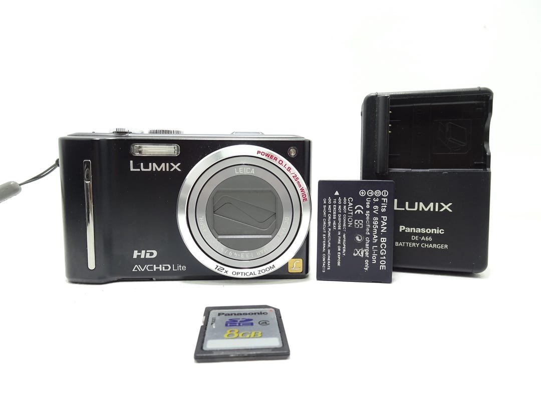 Panasonic Lumix DMC-TZ10 12.1MP Digital Compact Camera - Black