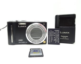 Panasonic Lumix DMC-TZ10 12.1MP Digital Compact Camera - Black