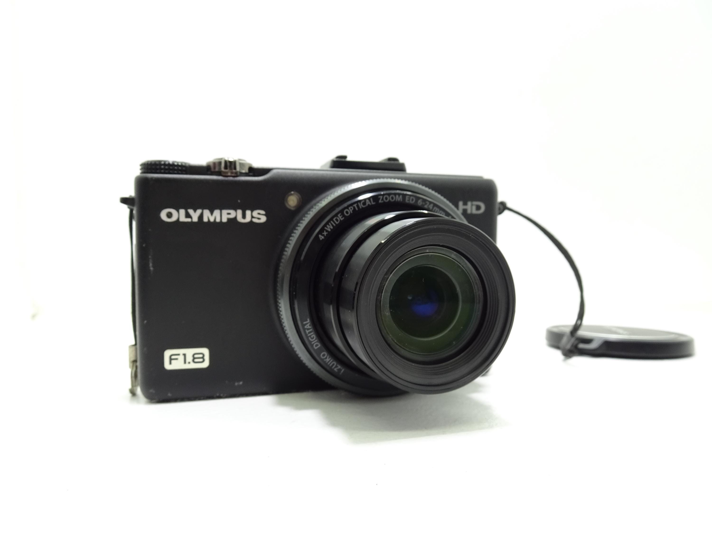 Protège-objectif Automatique Compatible Olympus XZ-1, XZ-2, XZ1 - En Plastique Noir, Protection Poussière Et Rayures