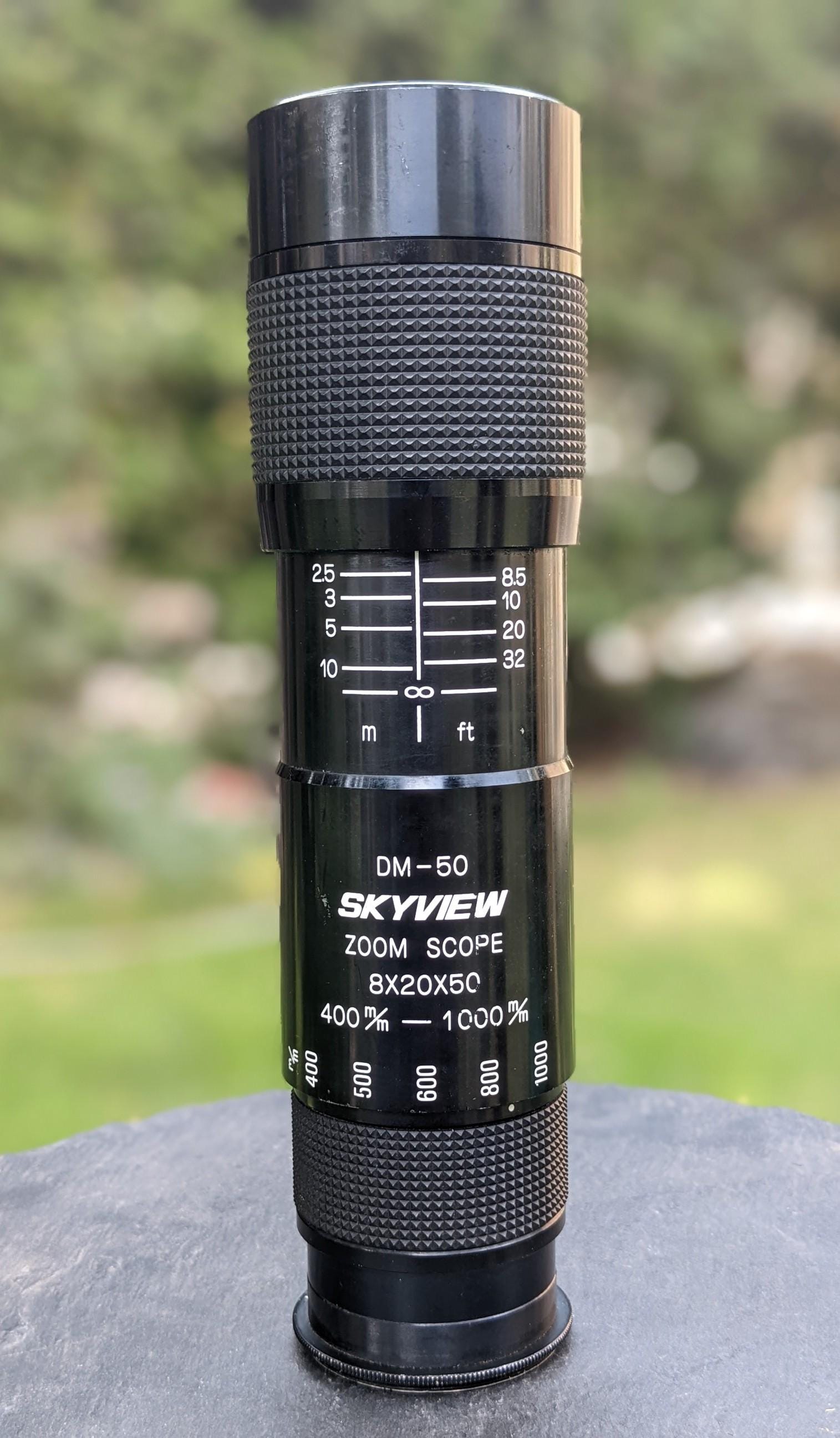 Vintage Skyview DM-50 Zoom Spotting Scope 8x20x50 - Etsy