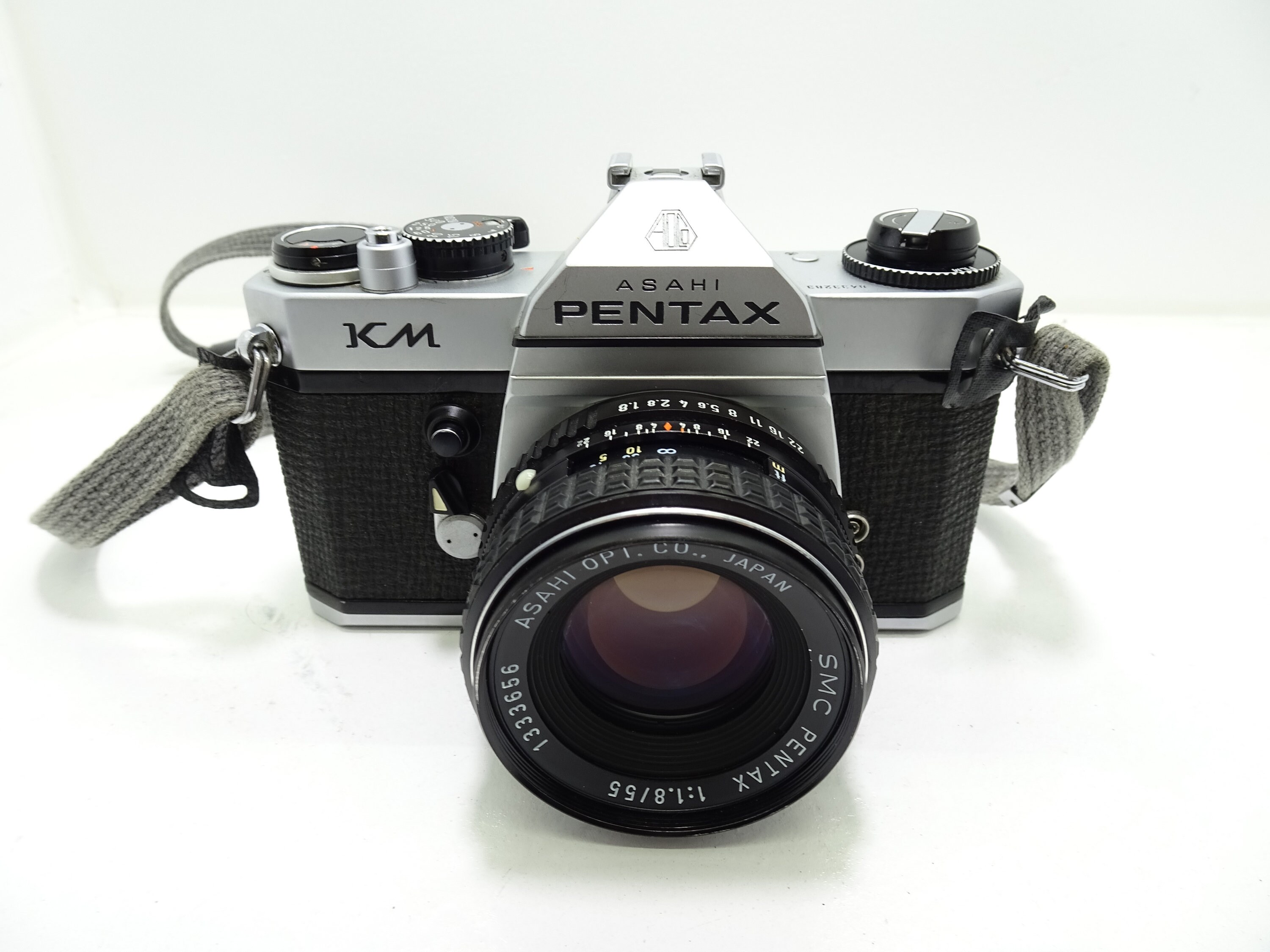 ペンタックス KM シルバー 35 mm SLR フィルム カメラ本体 + SMC 55 mm