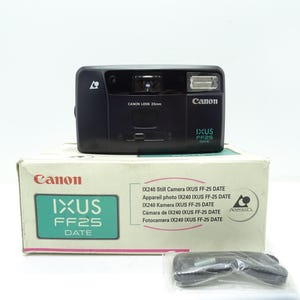 Canon IXUS FF-25 Date APS 24mm Vintage Film Camera Boxed.