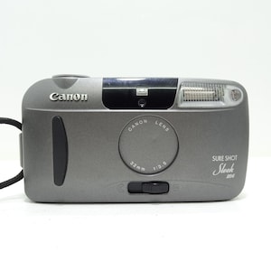 Canon Sure Shot Sleek Point and Shoot Compact 35mm Vintage Film Camera