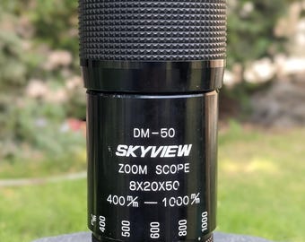SKYVIEW DM-50 8-20x50 ズームレンズ 本体 Vintage Skyview DM-50 Zoom Spotting Scope 8x20x50 - Etsy