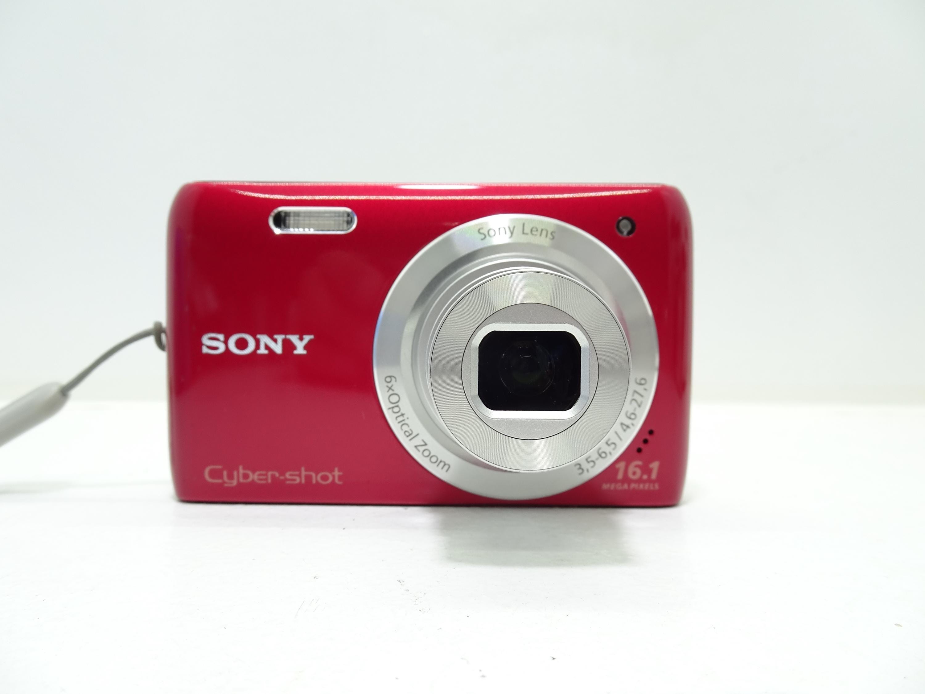 Sony Cybershot DSC-W670 16.1MP Digital Camera - Red With
