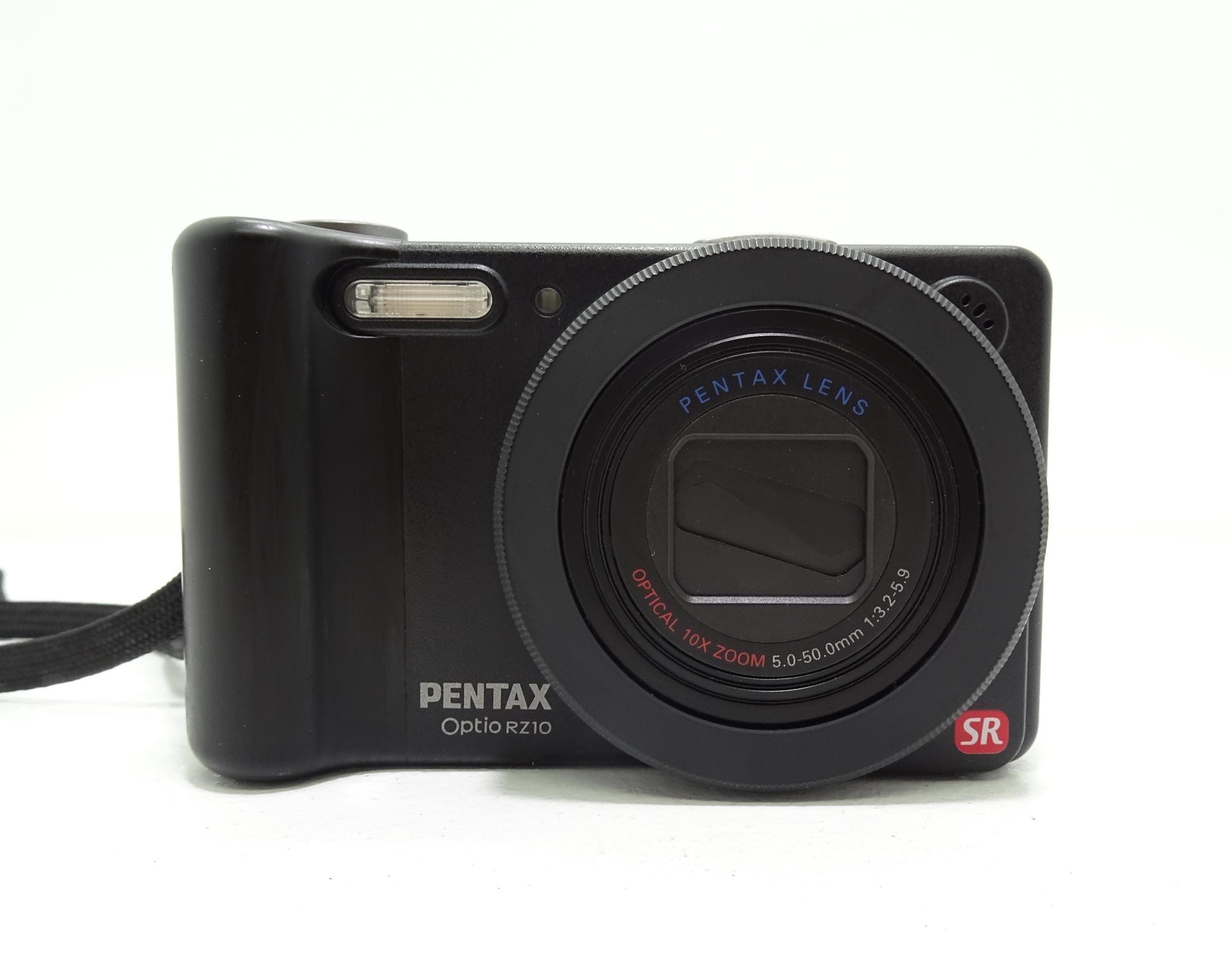 Pentax Optio RZ10 14.1MP Black Digital Camera With Battery