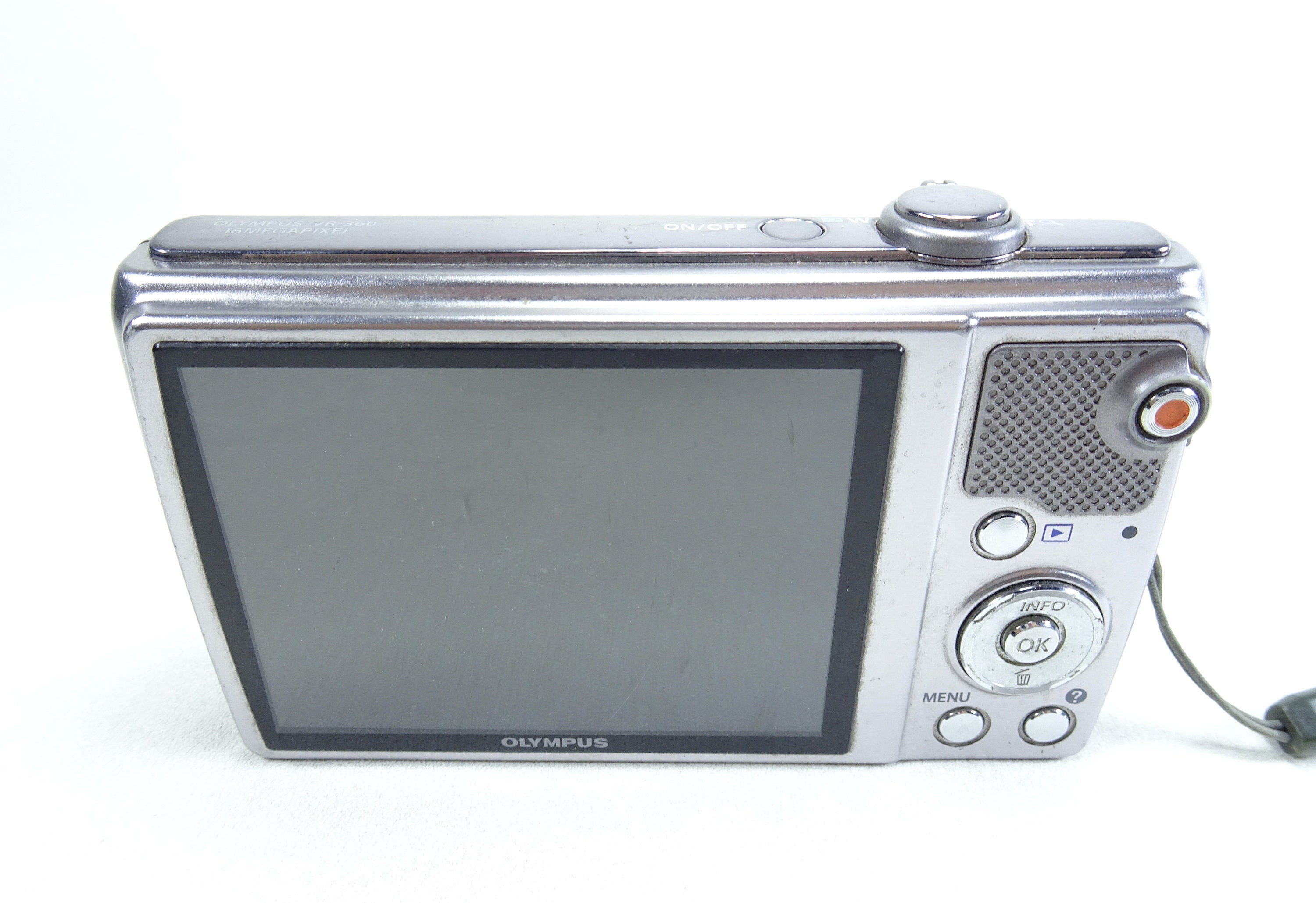 Olympus VR-360 Digital Compact Camera Silver With Battery