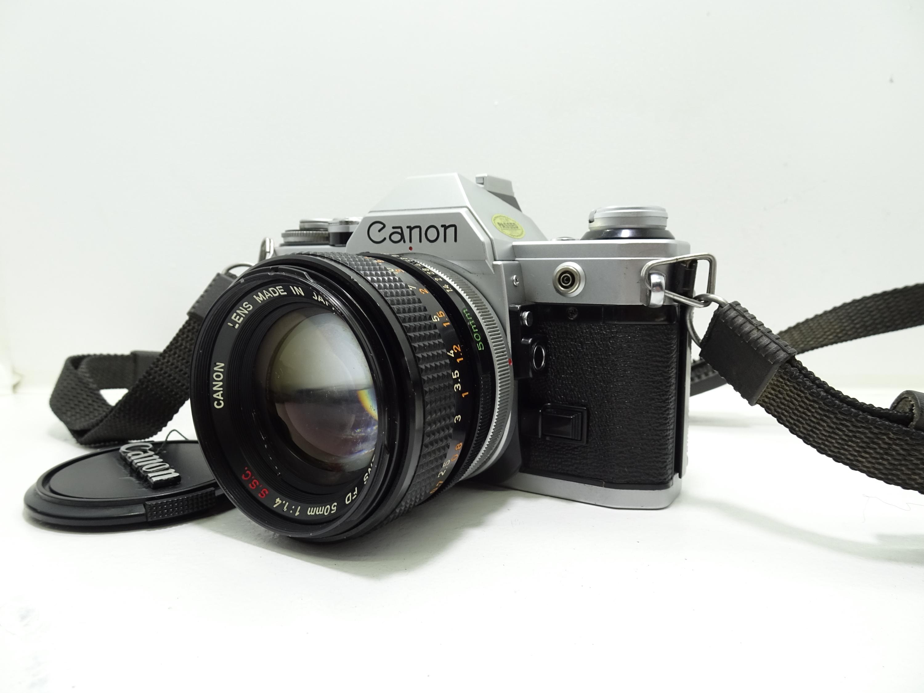 CANON AE-1 FD 50mm 1:1.4 S.S.C. Film Camera