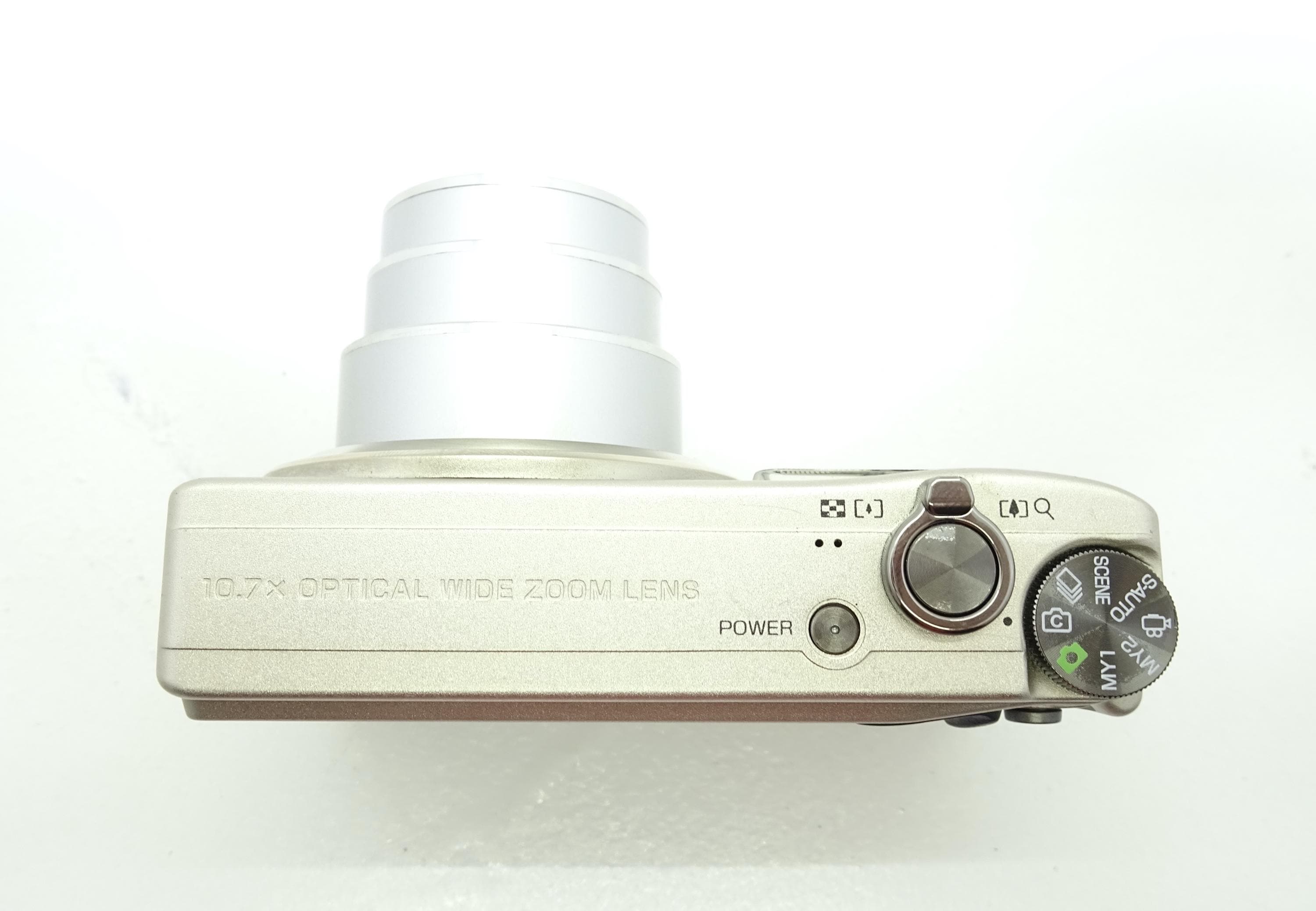 RICOH CX4 10MP デジタル コンパクト カメラ - ゴールド、バッテリーと