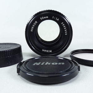 Nikon Nikkor AIS 50mm f/1.4 Standard Prime Lens In Good Condition.
