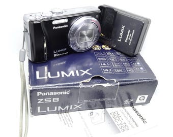 Vintage Panasonic LUMIX DMC-FX8 Digital Camera Black - Etsy