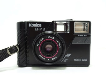 コニカ ポップスーパー ヴィンテージフィルムカメラ - レトロな35mm