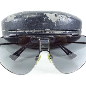 Diesel DL0017 Men&#39;s Col.08N Frame Black Gradient Lens Aviator Sunglasses 63mm with case.