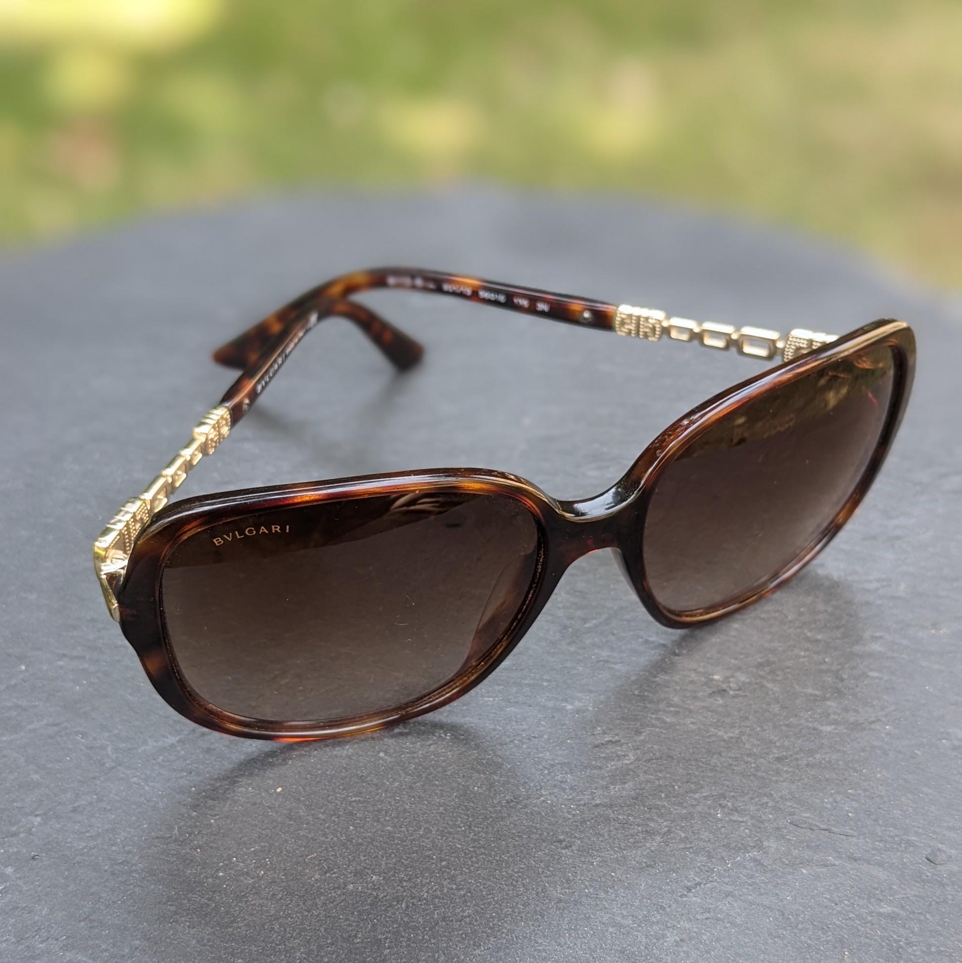 Bvlgari 8112 B Sunglasses Brown - Good Condition - Etsy  display picture 2