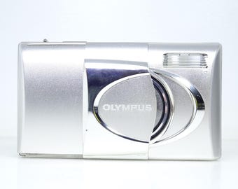 Olympus Mju - 5 All Weather Aluminium Body 35mm Vintage Film Camera With Case