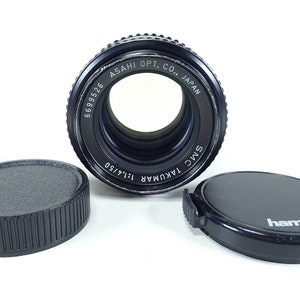 Asahi Pentax SMC Takumar f/1.4 50mm Lens with Caps In Good Condition.