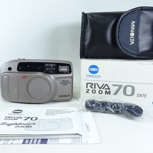 Minolta Riva Zoom 70W Film Camera for sale online | eBay