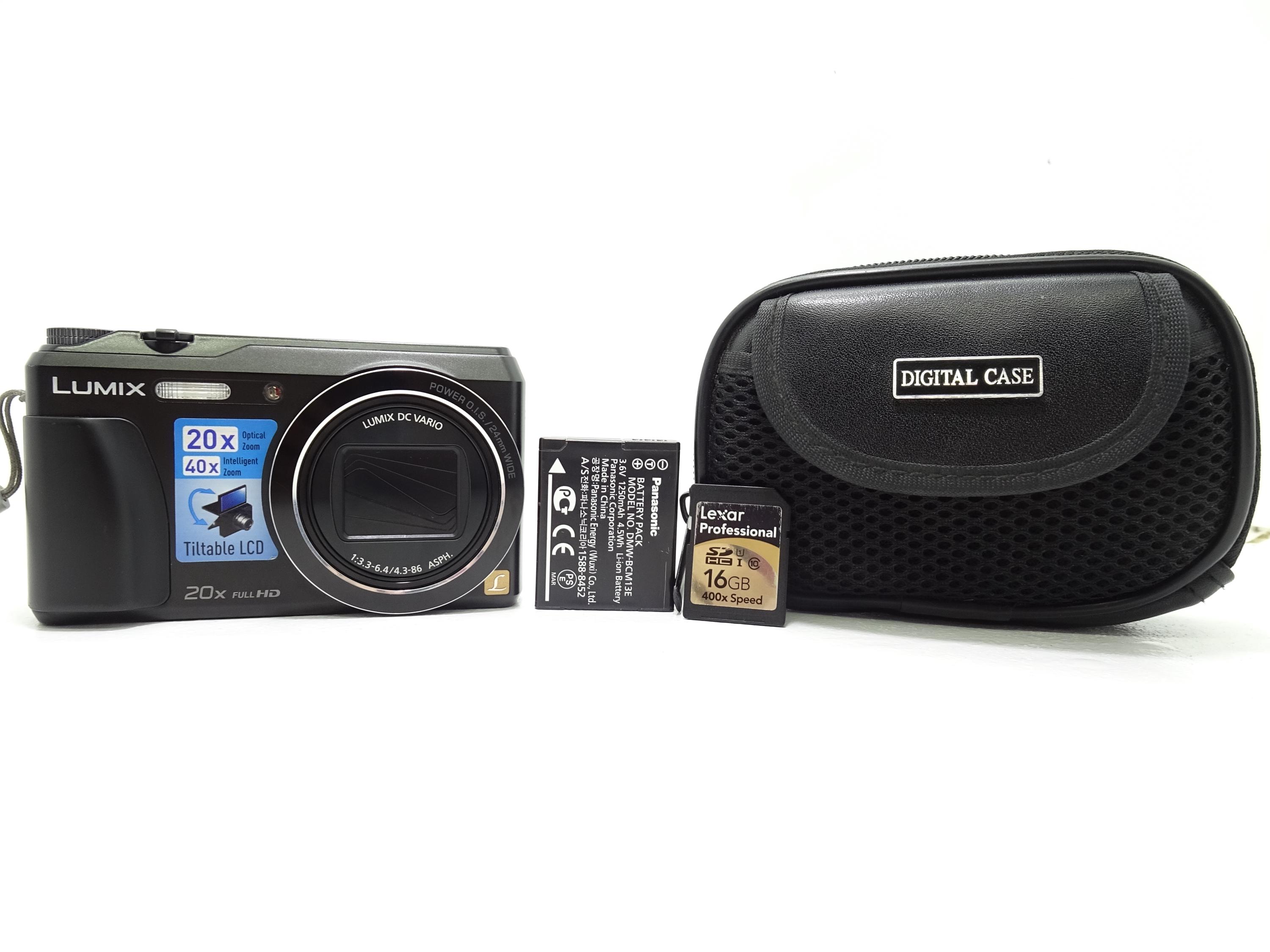 Panasonic Lumix DMC-TZ55 20X Optical Black Color With Battery