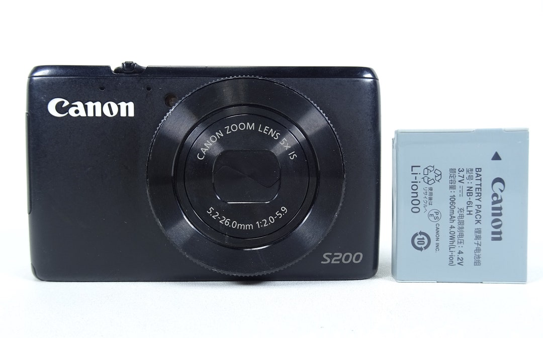 Canon PowerShot S200 ブラック Canon PowerShot S200 compact digital camera *Black *made in Japan