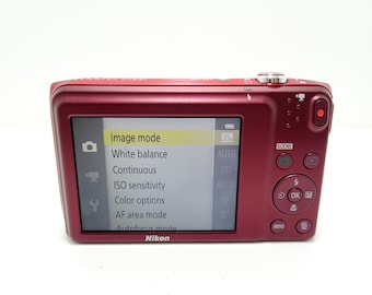 Nikon COOLPIX S3400 Red 20.0MP 7x Compact Digital Camera