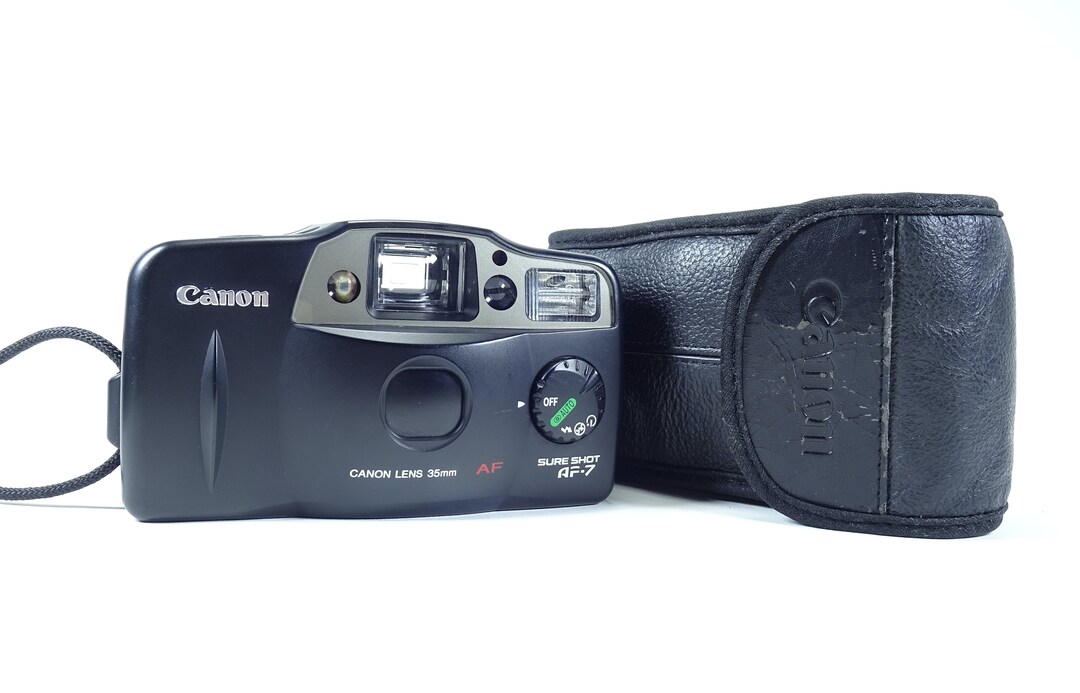 Canon Sure Shot AF7 Point and Shoot Compact 35mm Vintage Film Etsy