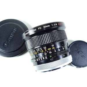 Rare Canon FD 20mm f2.8 SSC With Front And Rear Caps - Very Good Condition