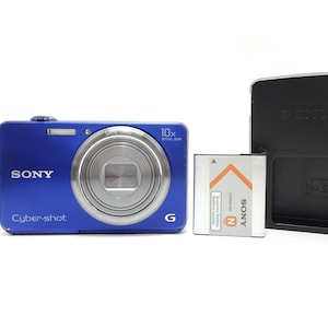 Sony Cyber-shot DSC-WX150 18.2MP Blue Digital Camera with Battery & Charger.