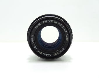 Obiettivo a fuoco manuale Asahi SMC Pentax M 50 mm f/1.7.