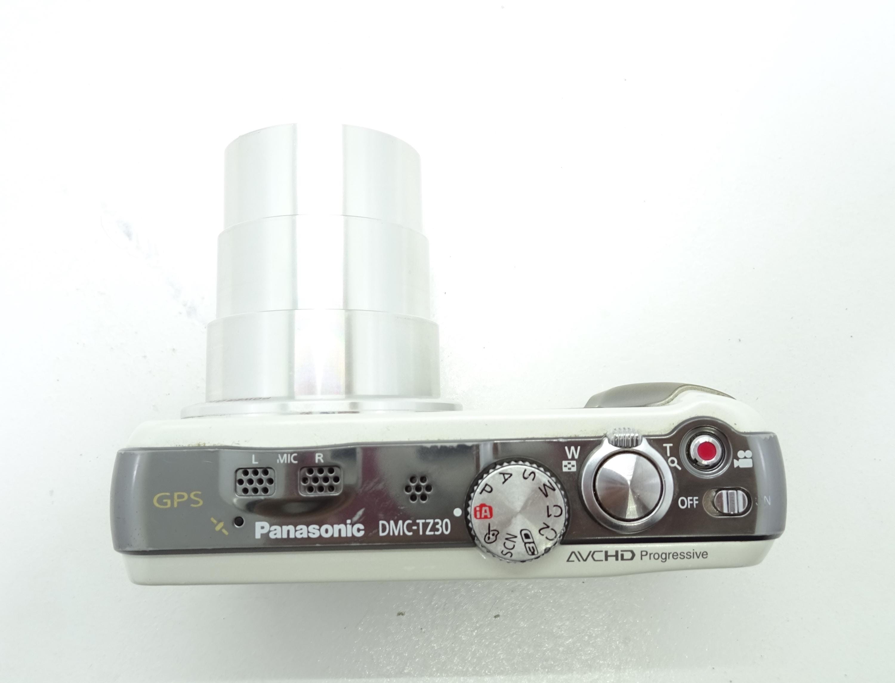Panasonic LUMIX DMC-TZ30 14.1MP Digital Camera - White With